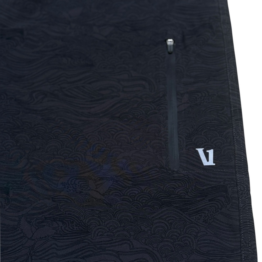 Vuori Board Shorts Men's 38 Shorts Cruise Draw String Striped Camouflage Accent - Picture 2 of 10